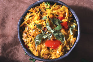 Pattagobhi Sabzi (Cabbage dry sautéed with spices)